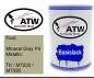 Preview: Ford, Mineral Gray Pri Metallic, TK / M7020 / M7026: 500ml Lackdose, von ATW Autoteile West.